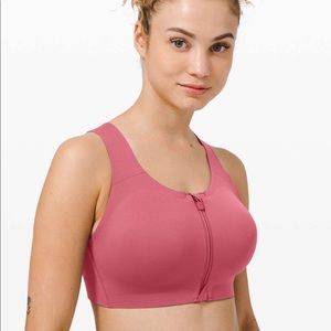 Lululemon Enlite Zip Front Bra Cherry Tint 32D